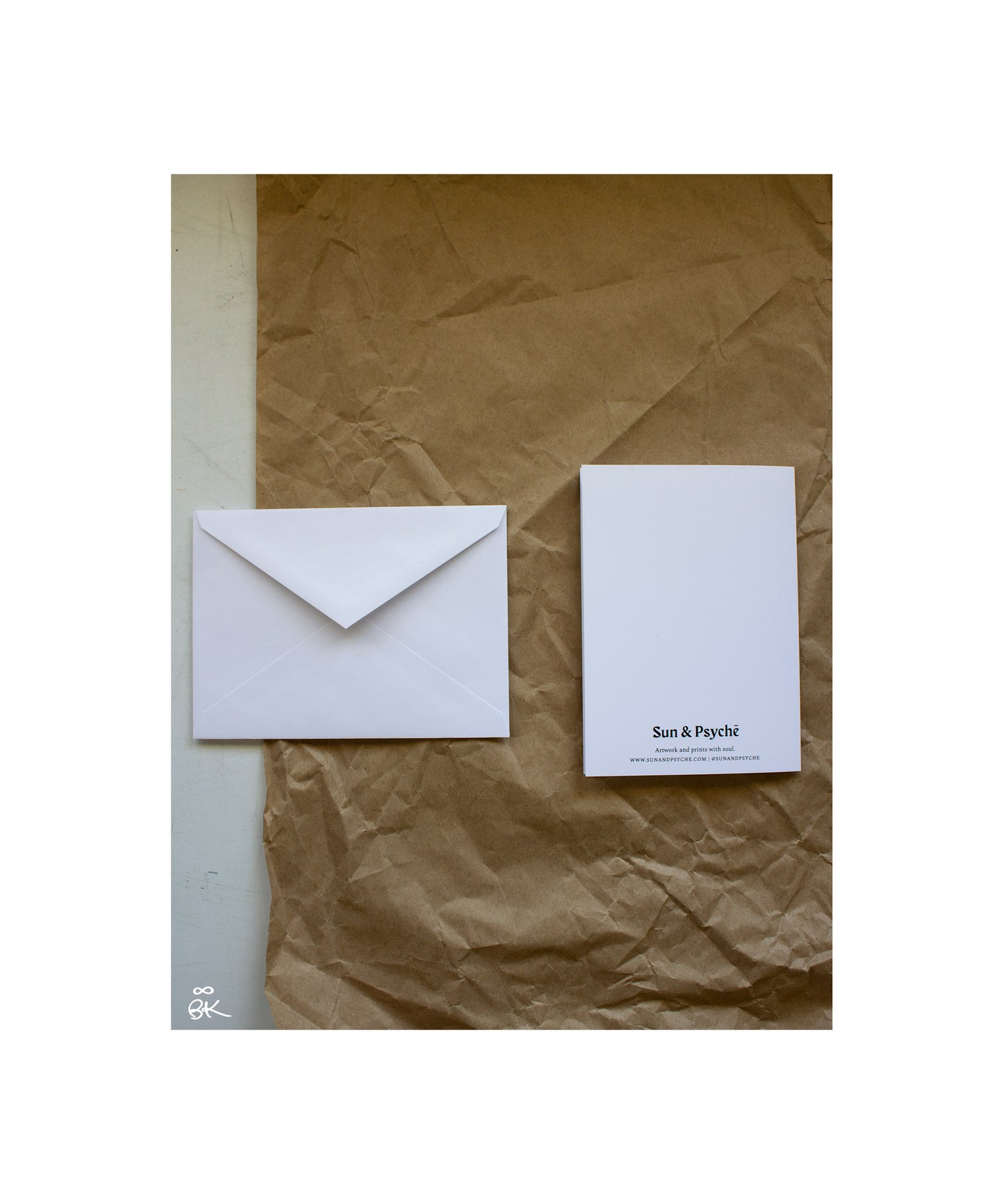 Butterfly Wing Series - Single Blank Greeting Card with Envelope